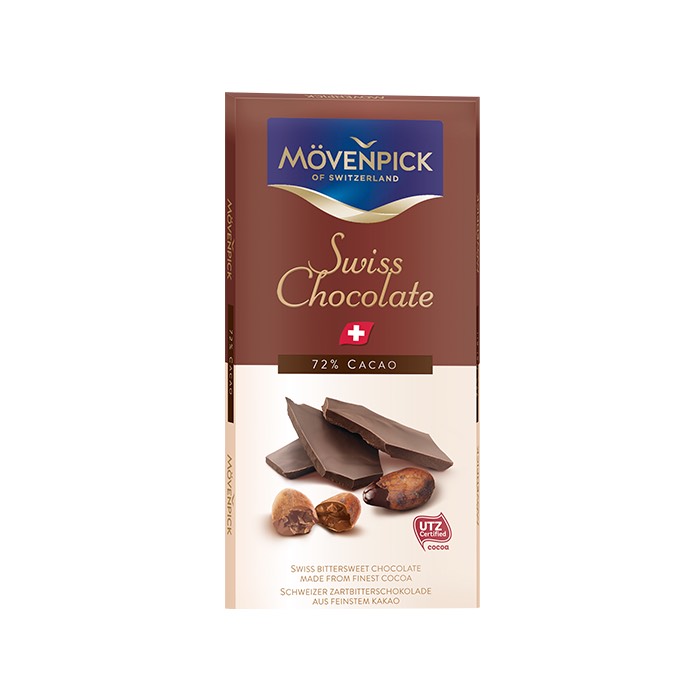 Movenpick Chocolate 72% Cacao - شوكولاتة بنسبة كاكاو % 7