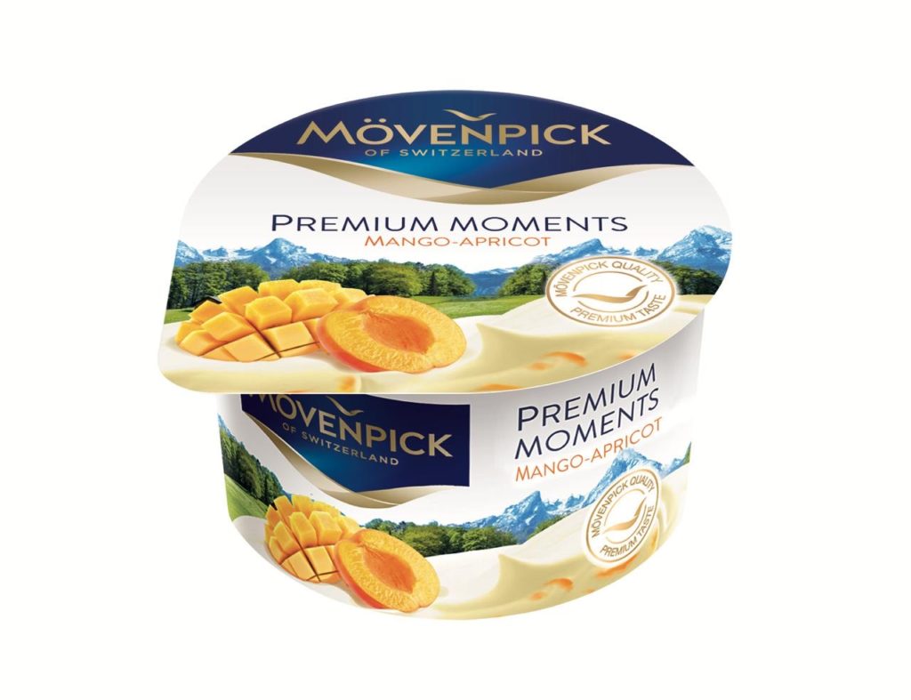 Premium Moments Mango-Apricot Yoghurt - لبن زبادي بامانجو و المشمش