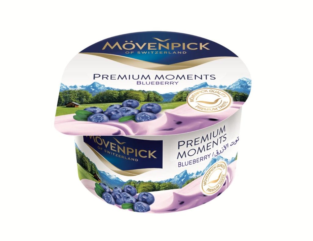 Premium Moments Blueberry Yoghurt - لبن زبادي بالتوت الأزرق